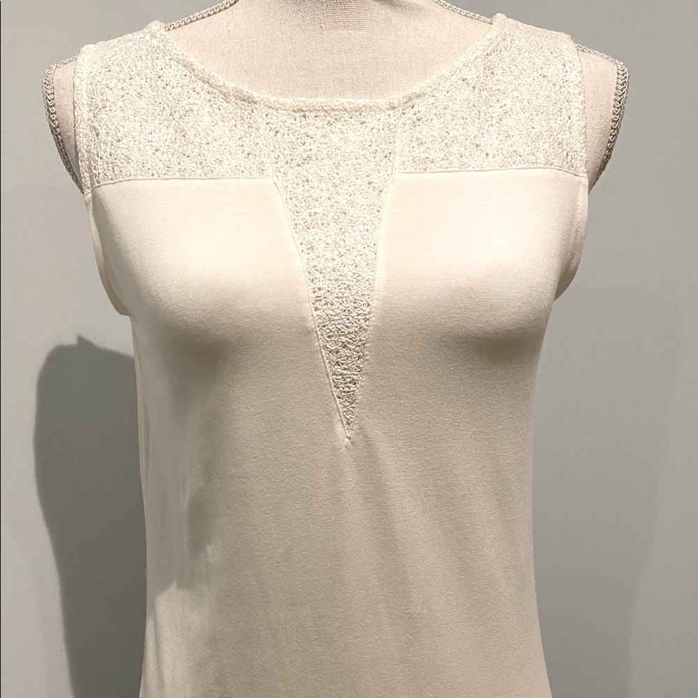 Morgan new white lace top